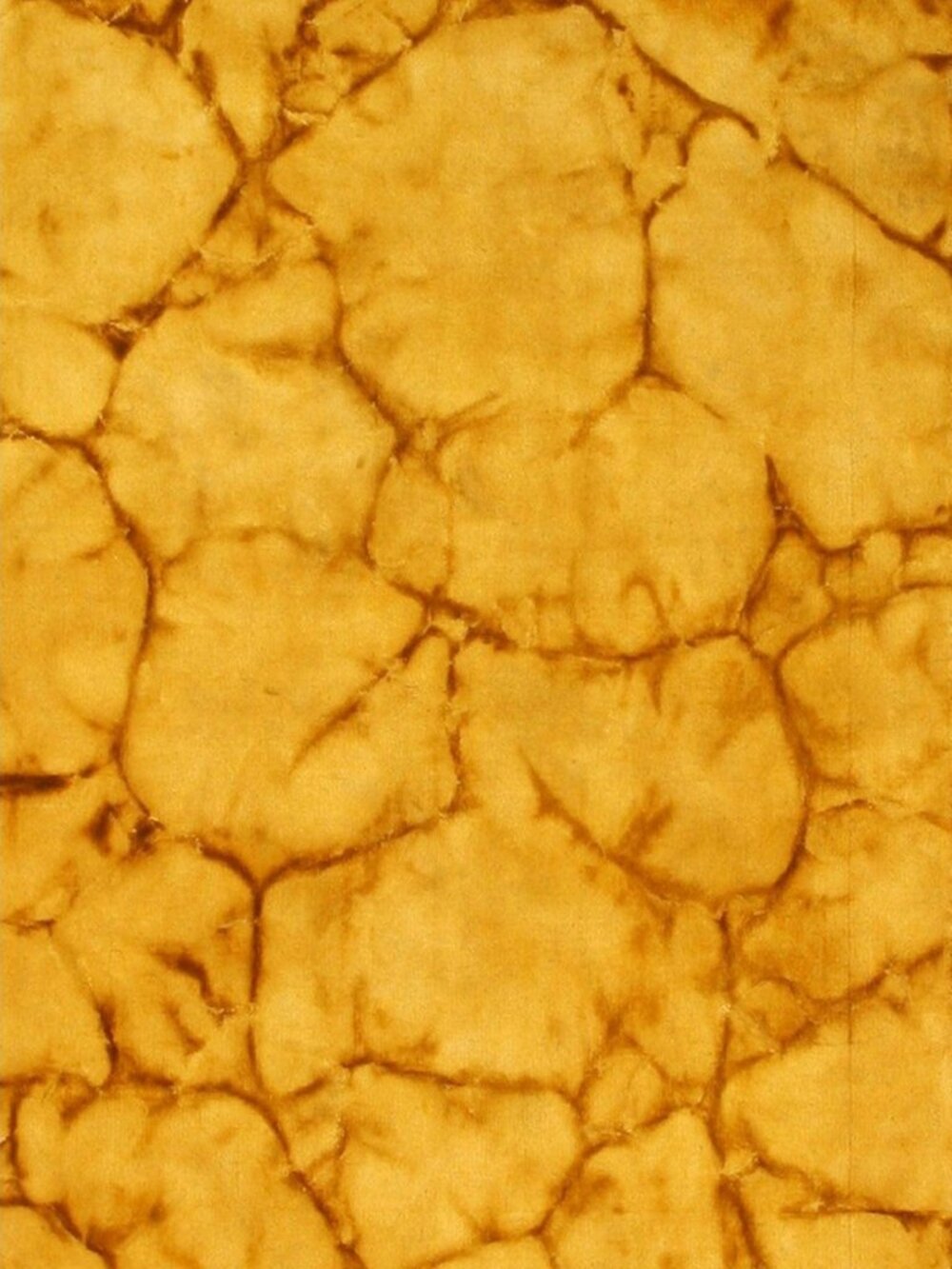 Gold Yellow Hand Knotted Wool Runner Rug 2'6 x 10' Dip Dyed Abstract